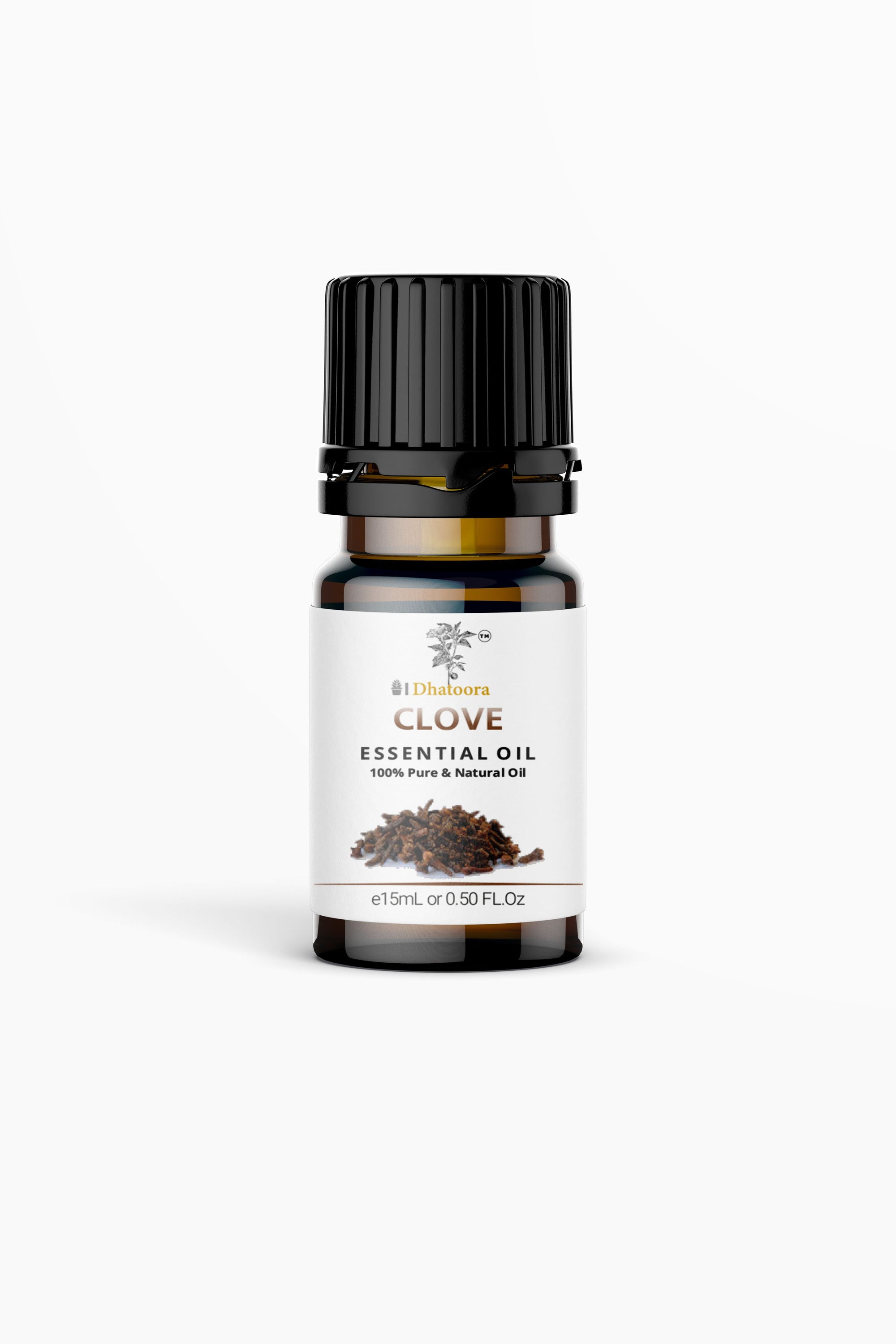 Clove Essential Oil Bottle by Dhatoora – 20ml