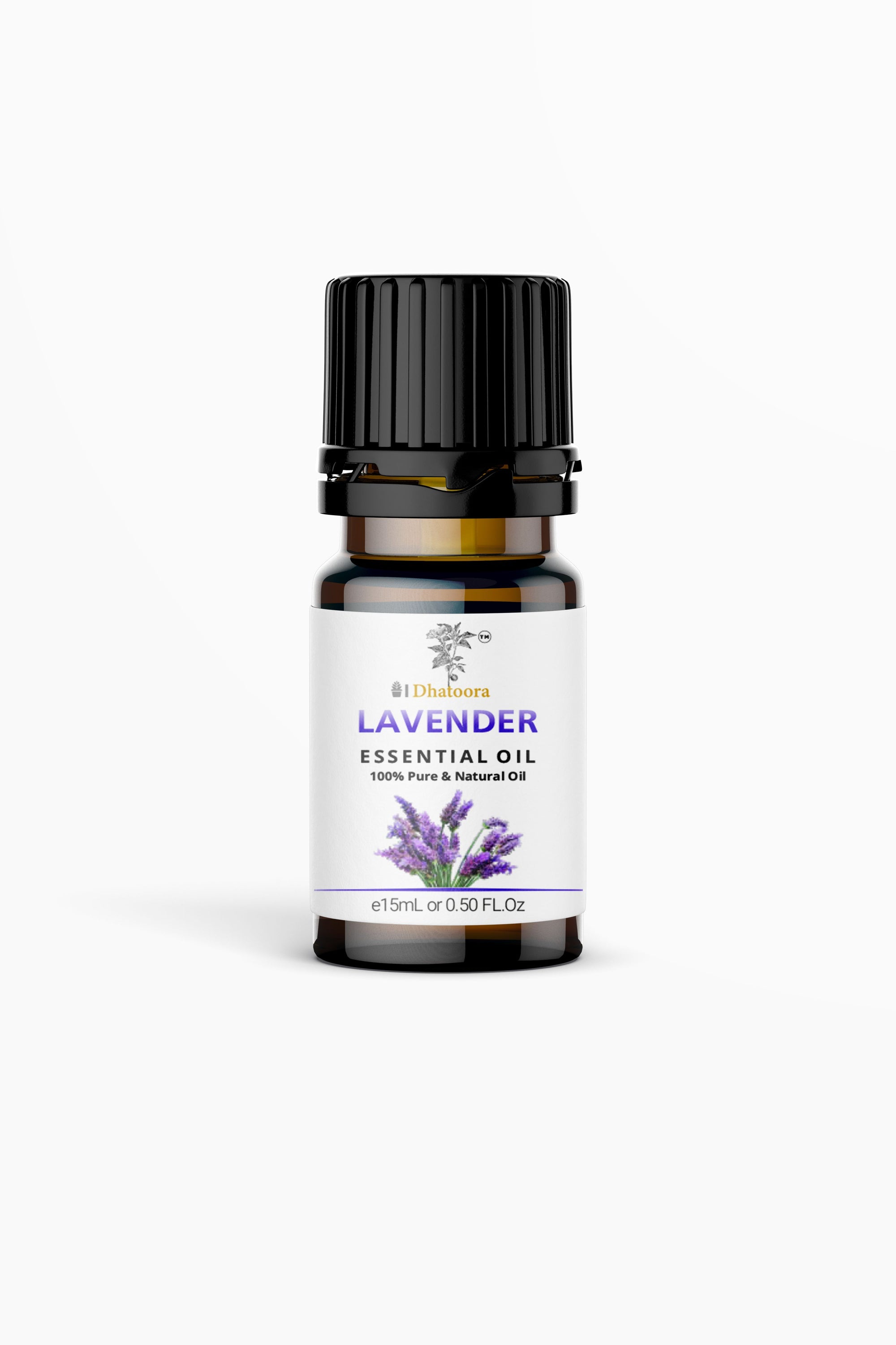 Lavender Essential Oil Bottle by Dhatoora – 20ml