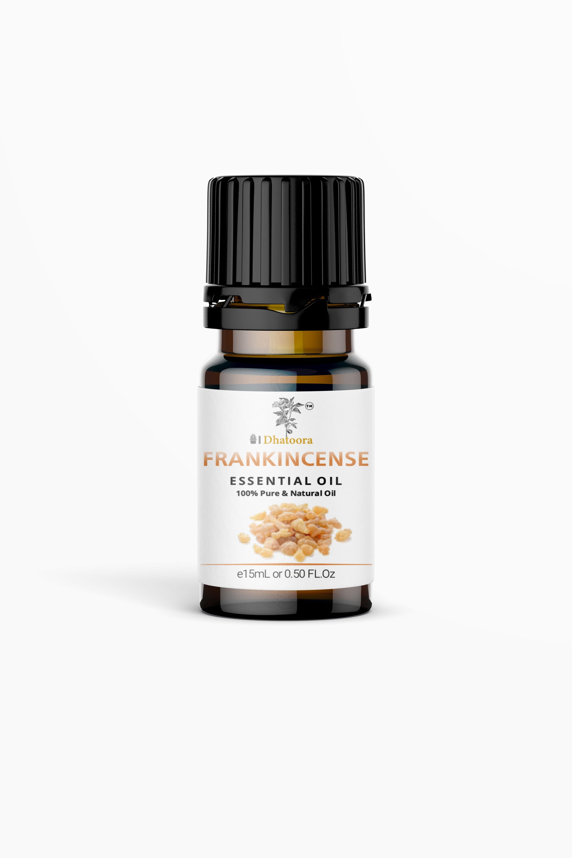Frakincense Essential Oil Bottle by Dhatoora – 20ml