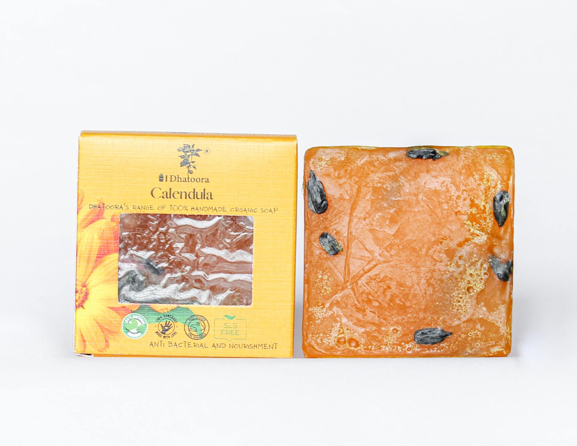 Calendula Handmade Organic Soap by Dhatoora