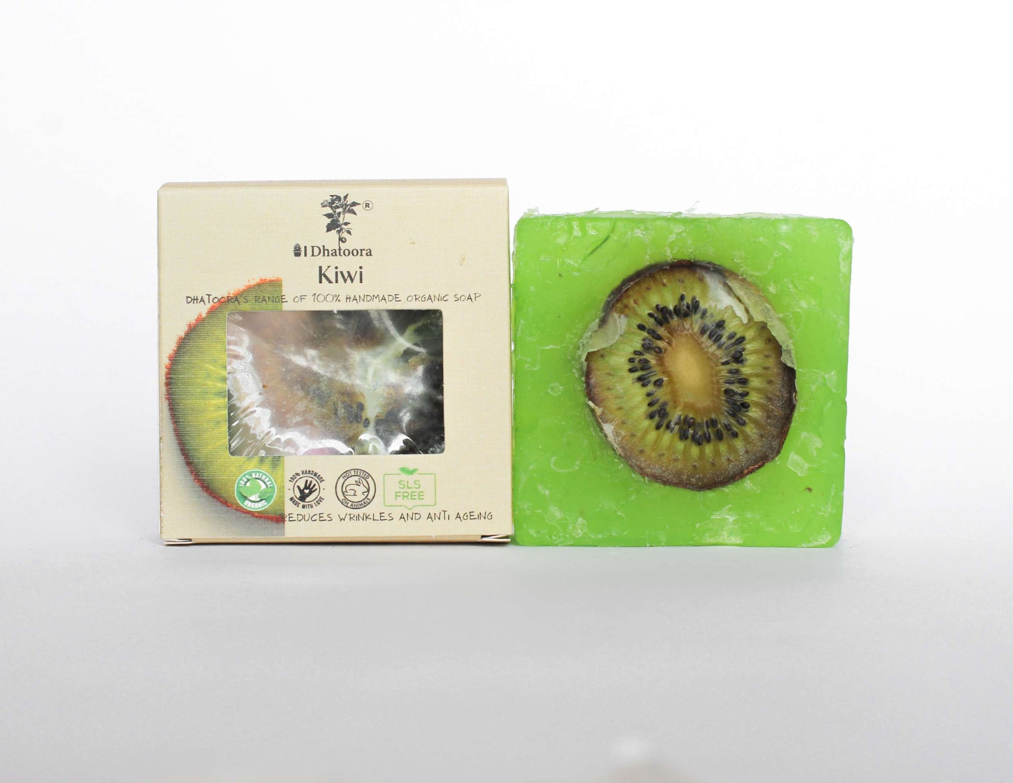 Kiwi Handmade Organic Soap by Dhatoora