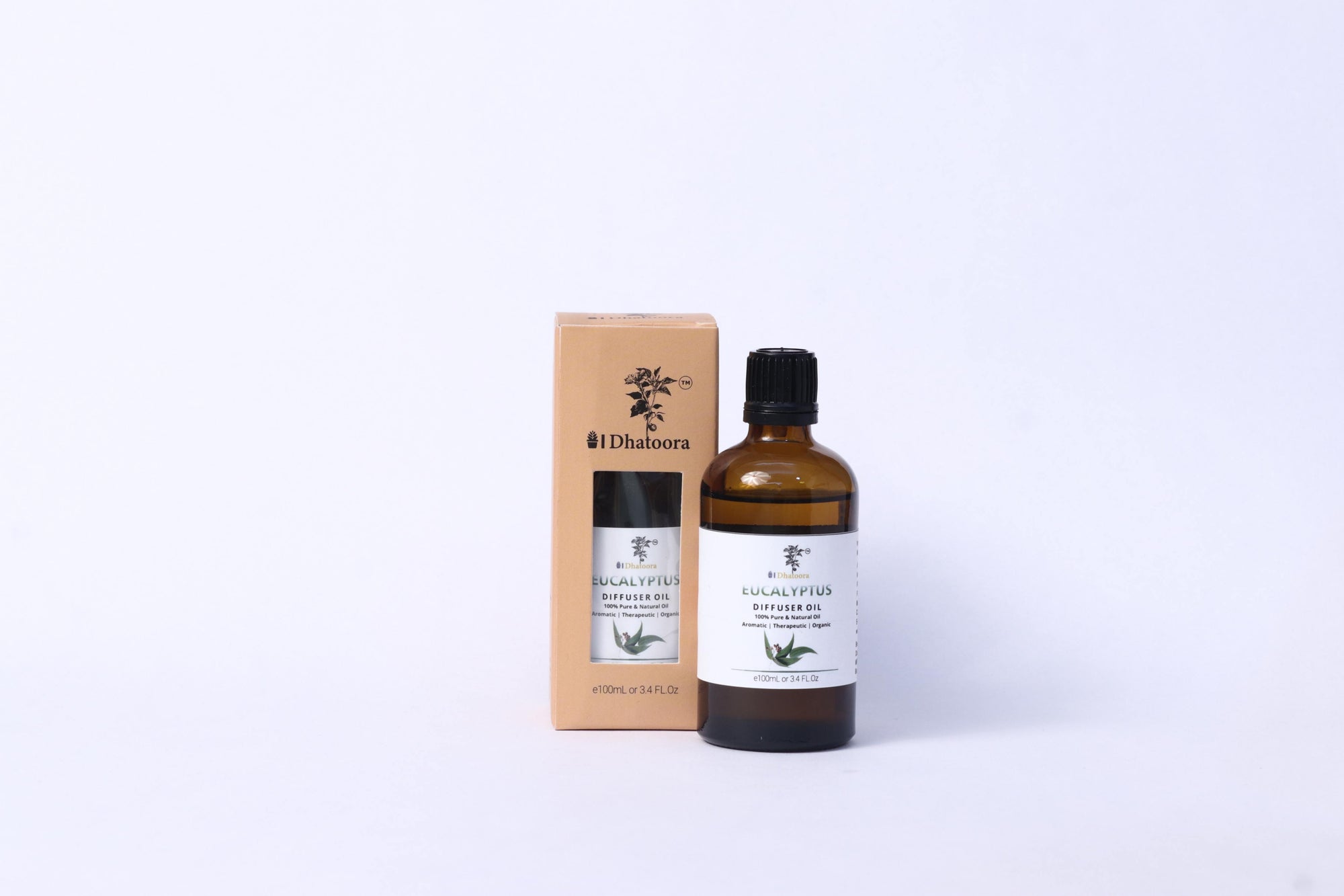 Eucalyptus 100 ML Diffuser Oil 100ml Bottle by Dhatoora