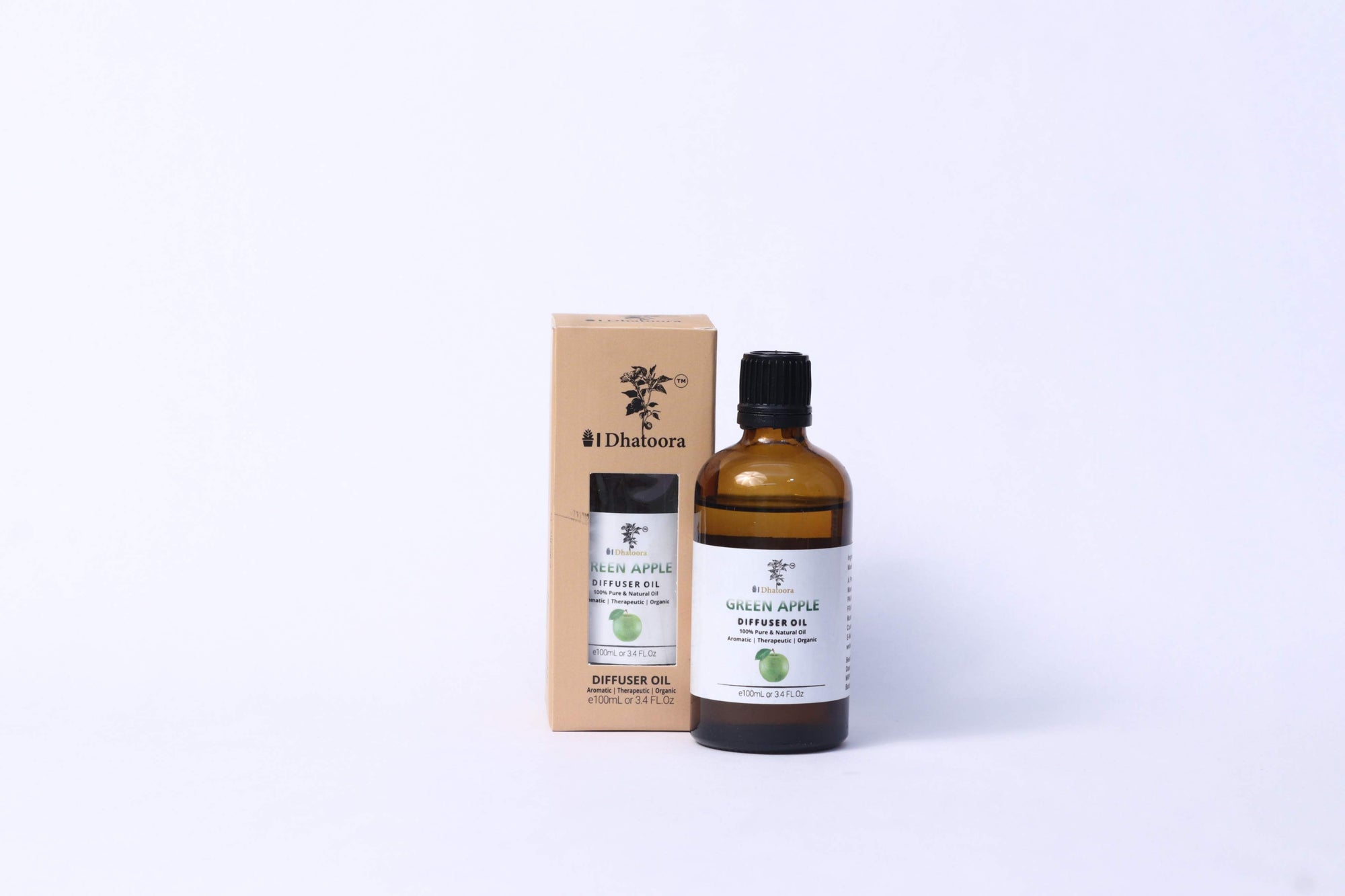 Green Apple 100ML Diffuser Oil 100ml Bottle by Dhatoora