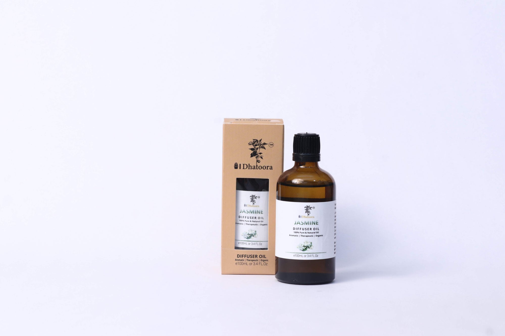 Jasmine 100ML Diffuser Oil 100ml Bottle by Dhatoora