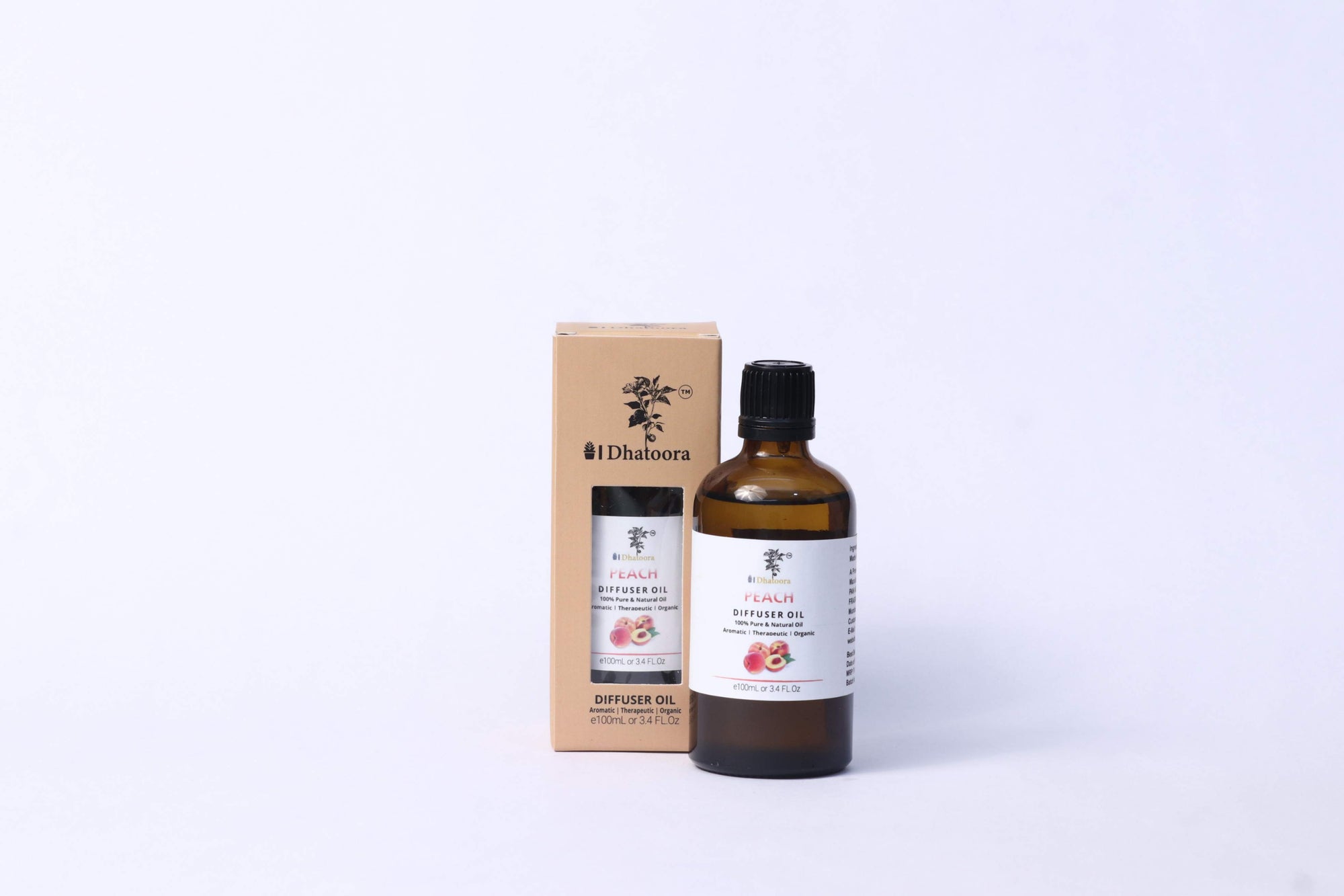 Peach 100 ML Diffuser Oil 100ml Bottle by Dhatoora