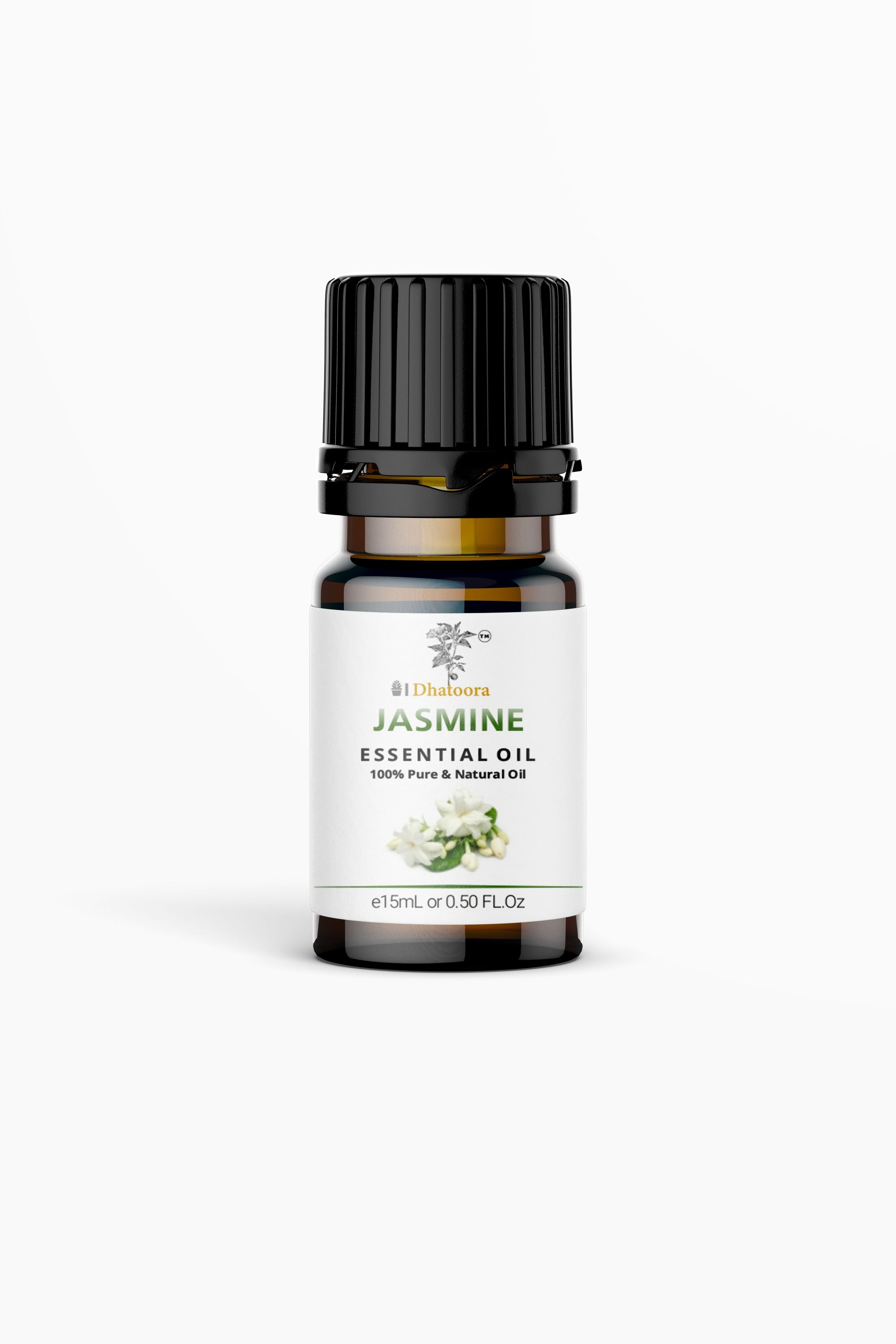 Jasmine Essential Oil Bottle by Dhatoora – 20ml