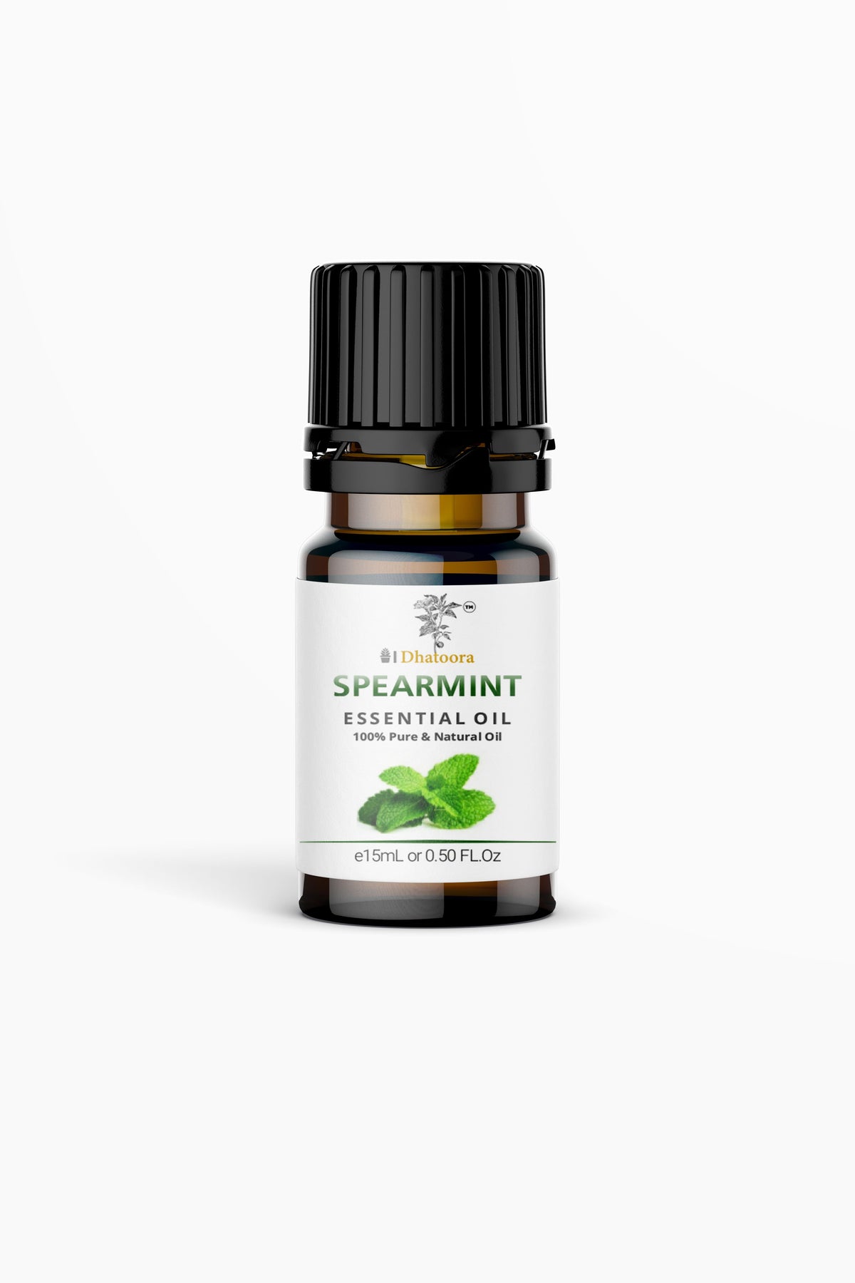 Spearmint Essential Oil Bottle by Dhatoora – 20ml