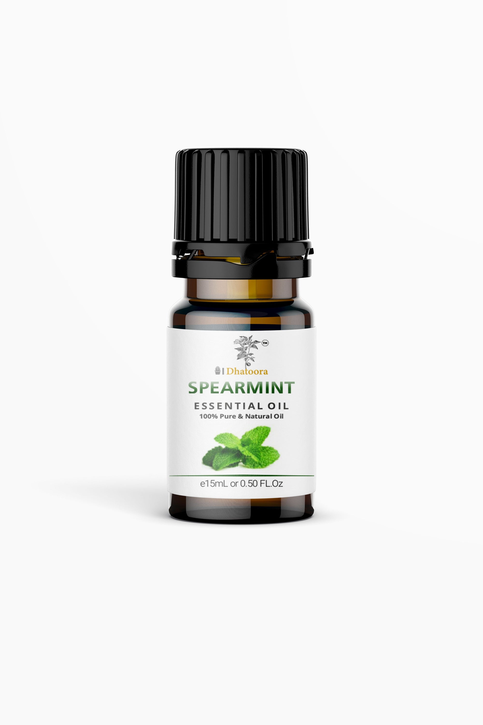 Spearmint Essential Oil Bottle by Dhatoora – 20ml
