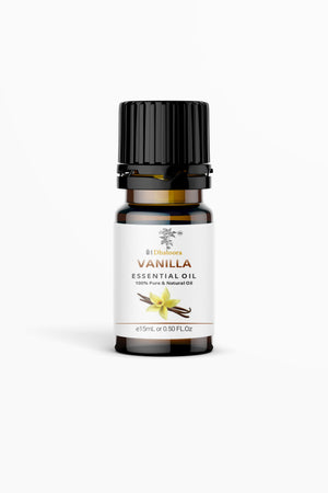 Vanilla Essential Oil Bottle by Dhatoora – 20ml