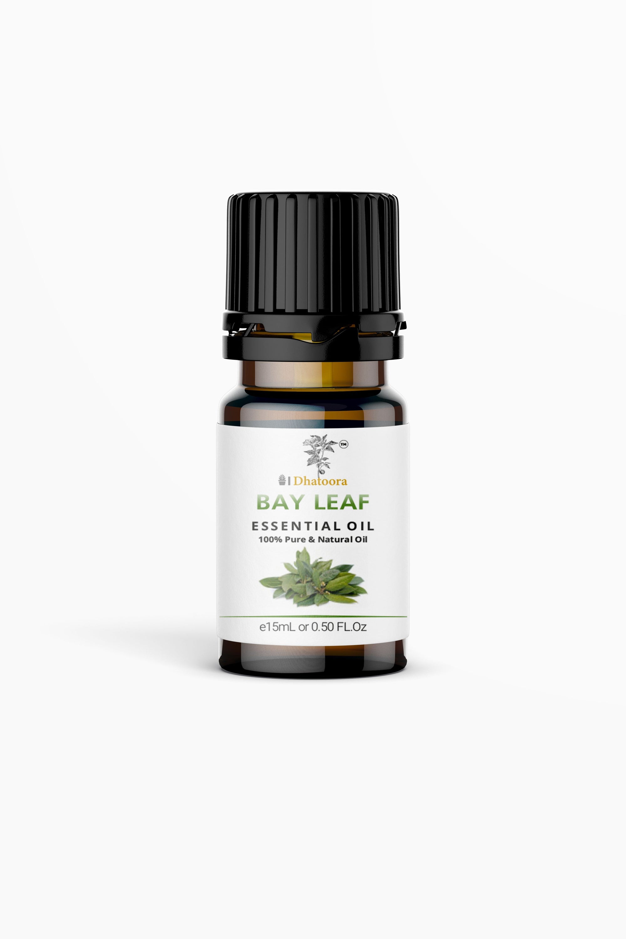 Bay Leaf Essential Oil Bottle by Dhatoora – 20ml
