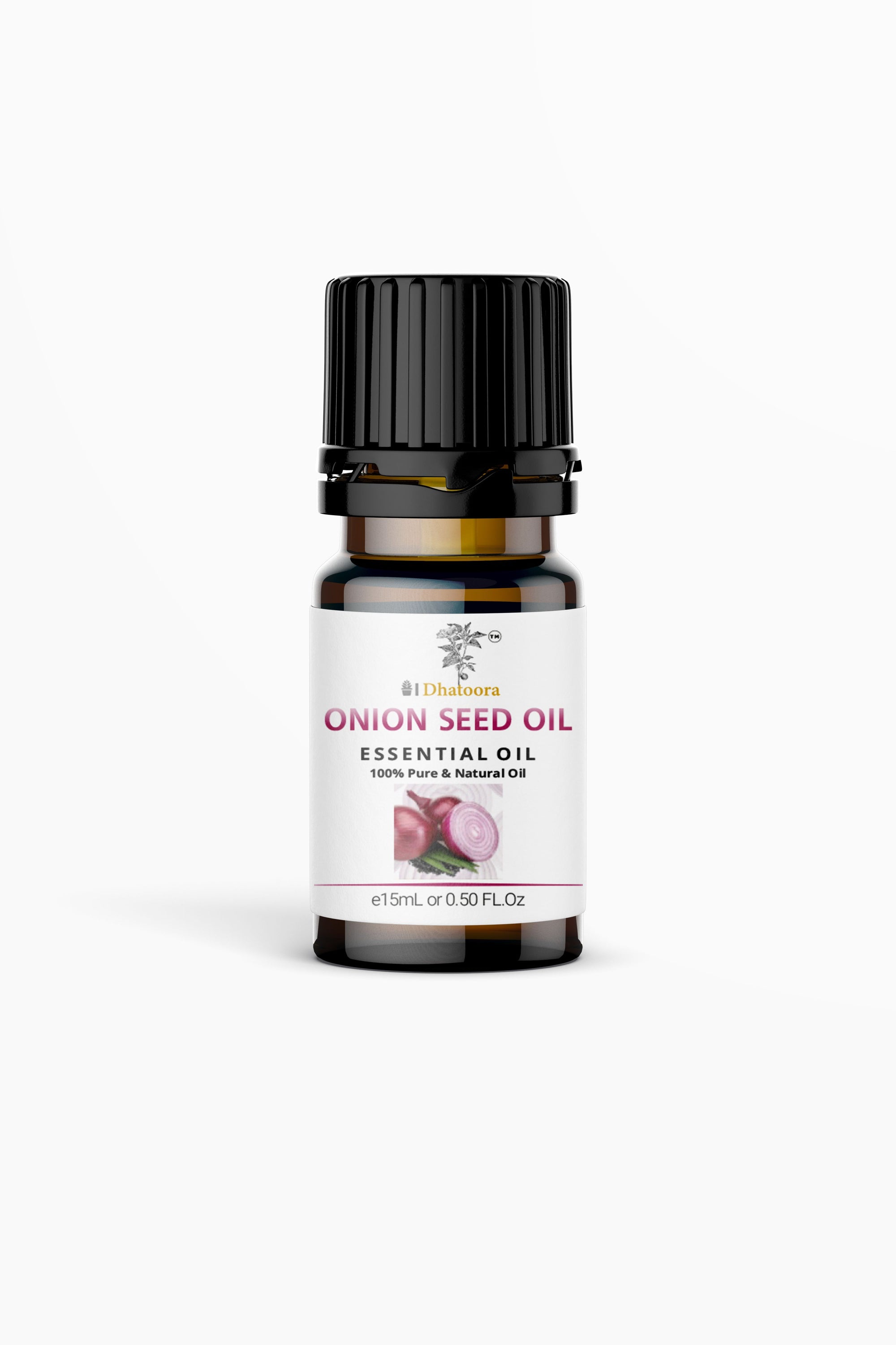 Onion Seed Essential Oil Bottle by Dhatoora – 20ml
