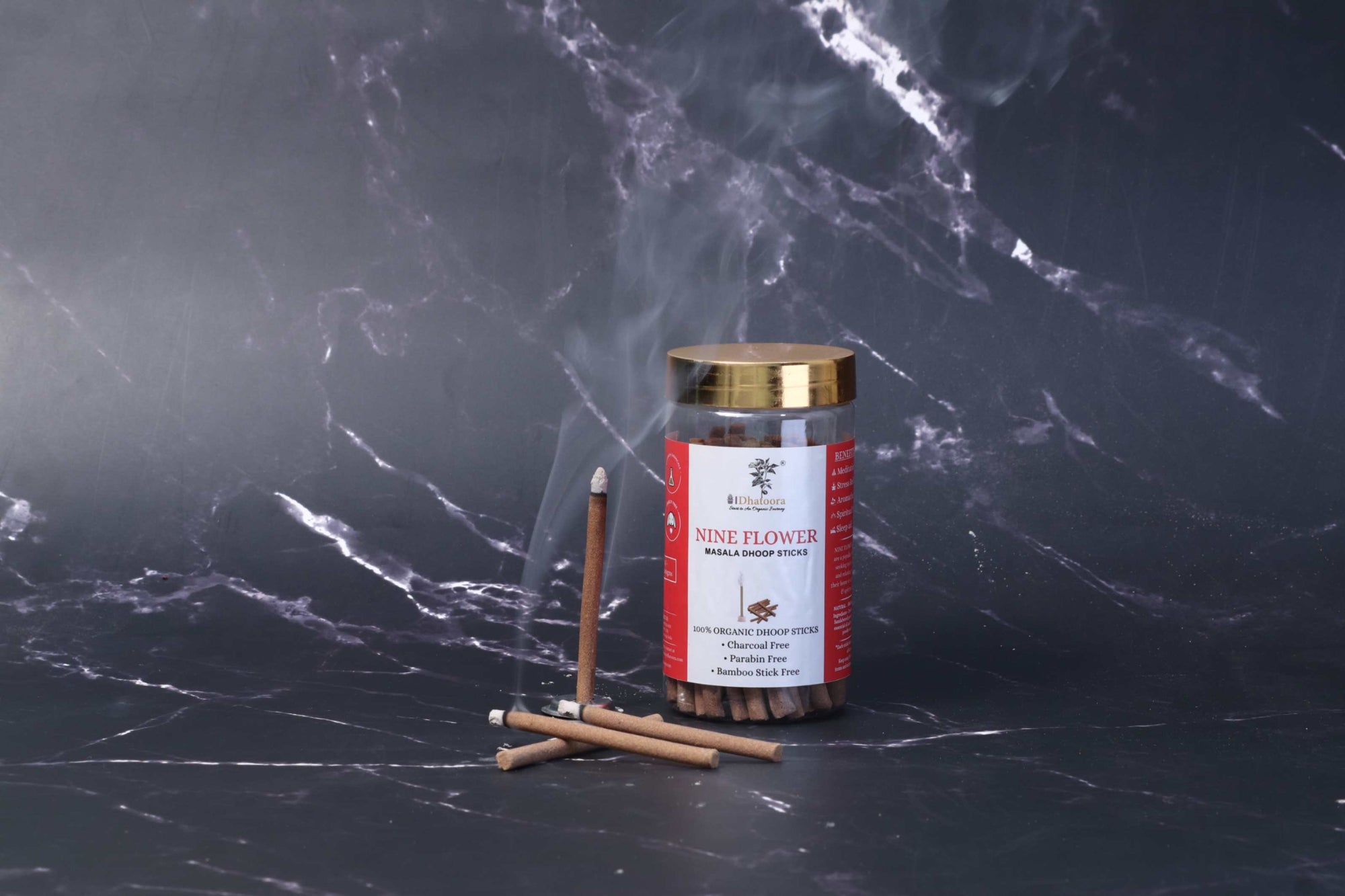 Nine Flower Dhoop Sticks by Dhatoora
