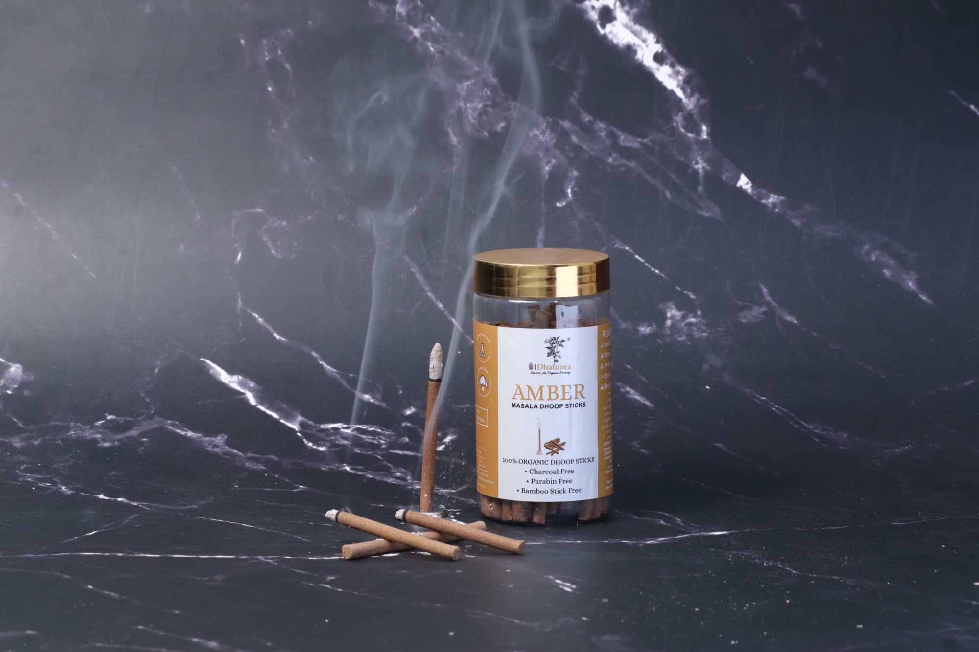 Amber Dhoop Sticks by Dhatoora