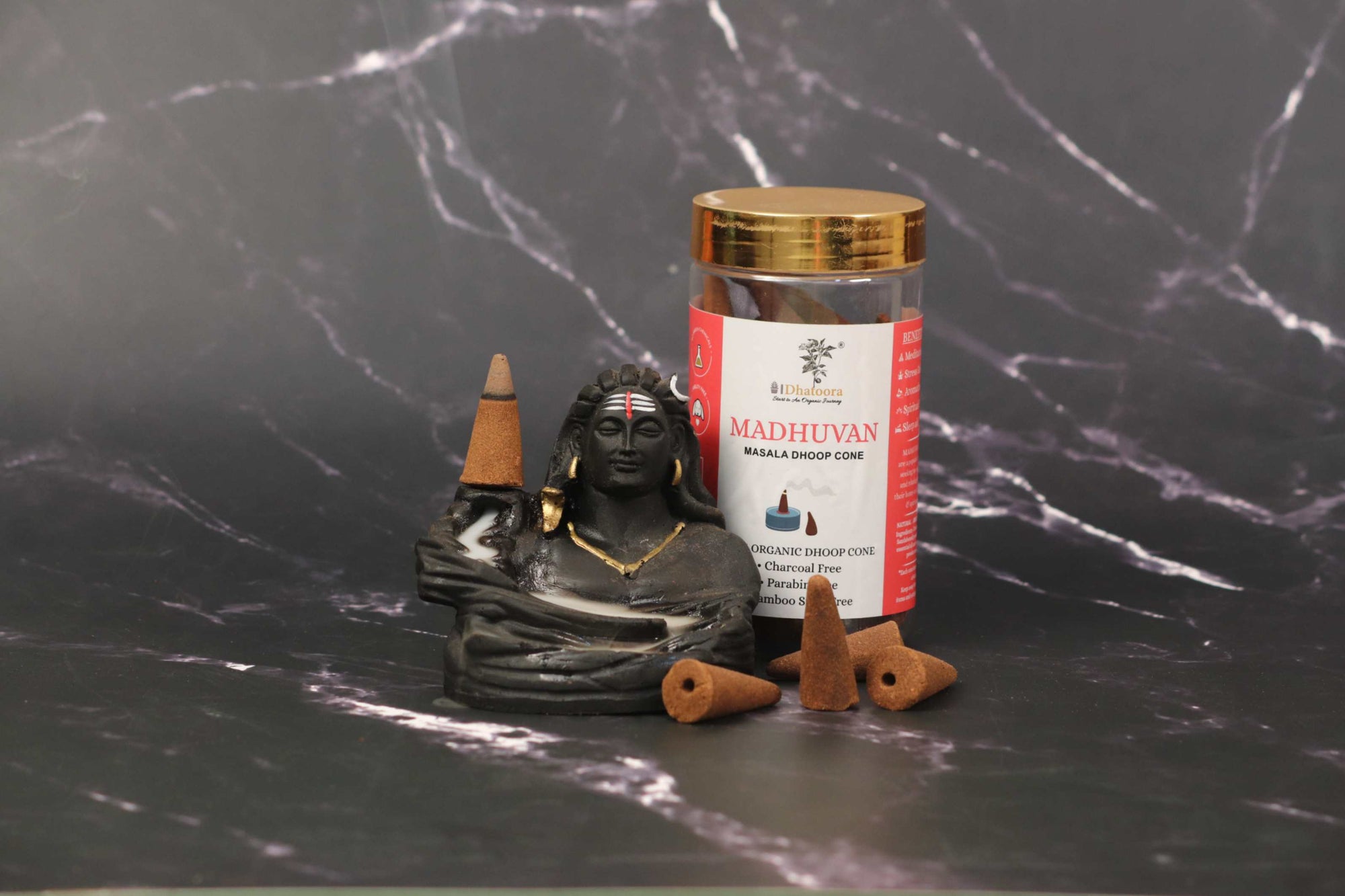 Madhuvan Reverse Dhoop Cone by Dhatoora