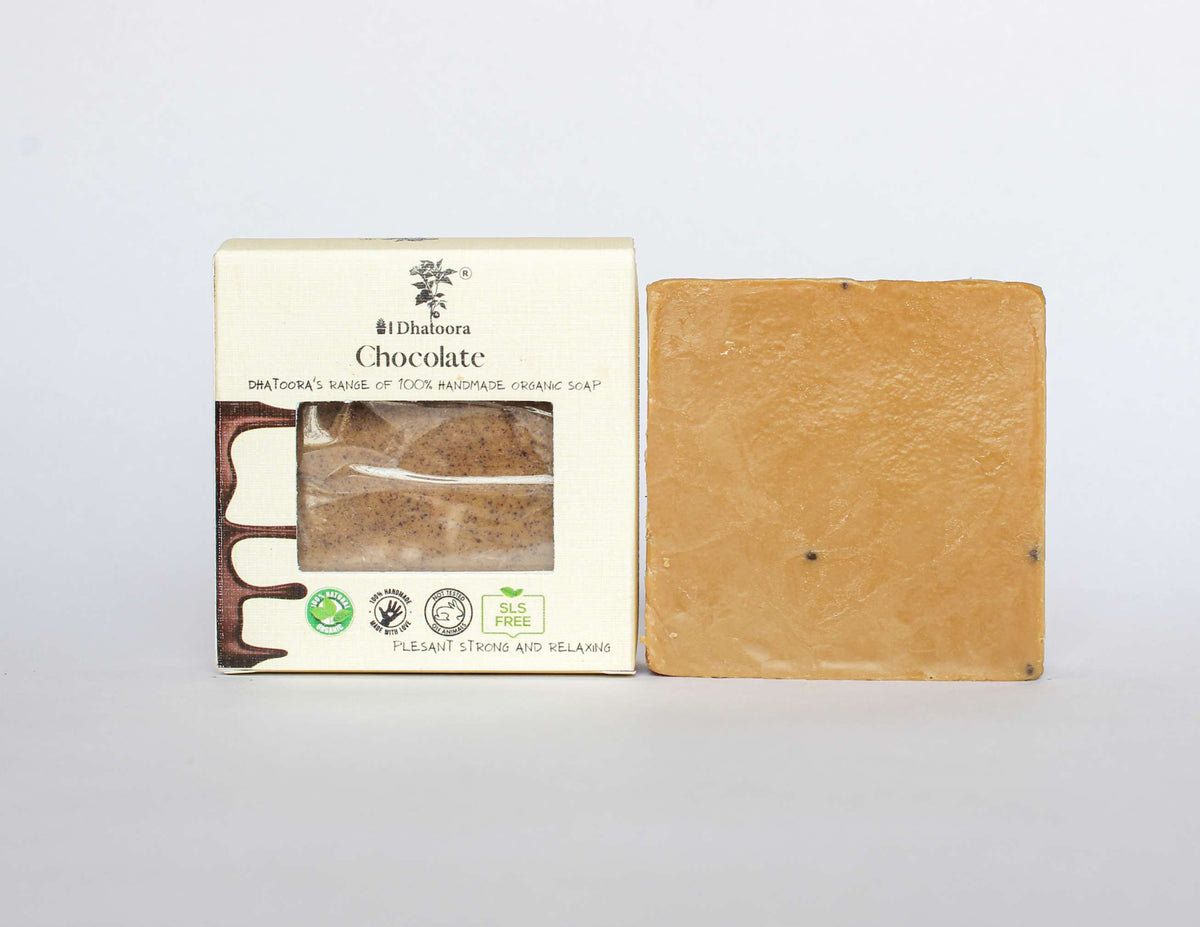 Chocolate Handmade Organic soap Handmade Organic Soap by Dhatoora