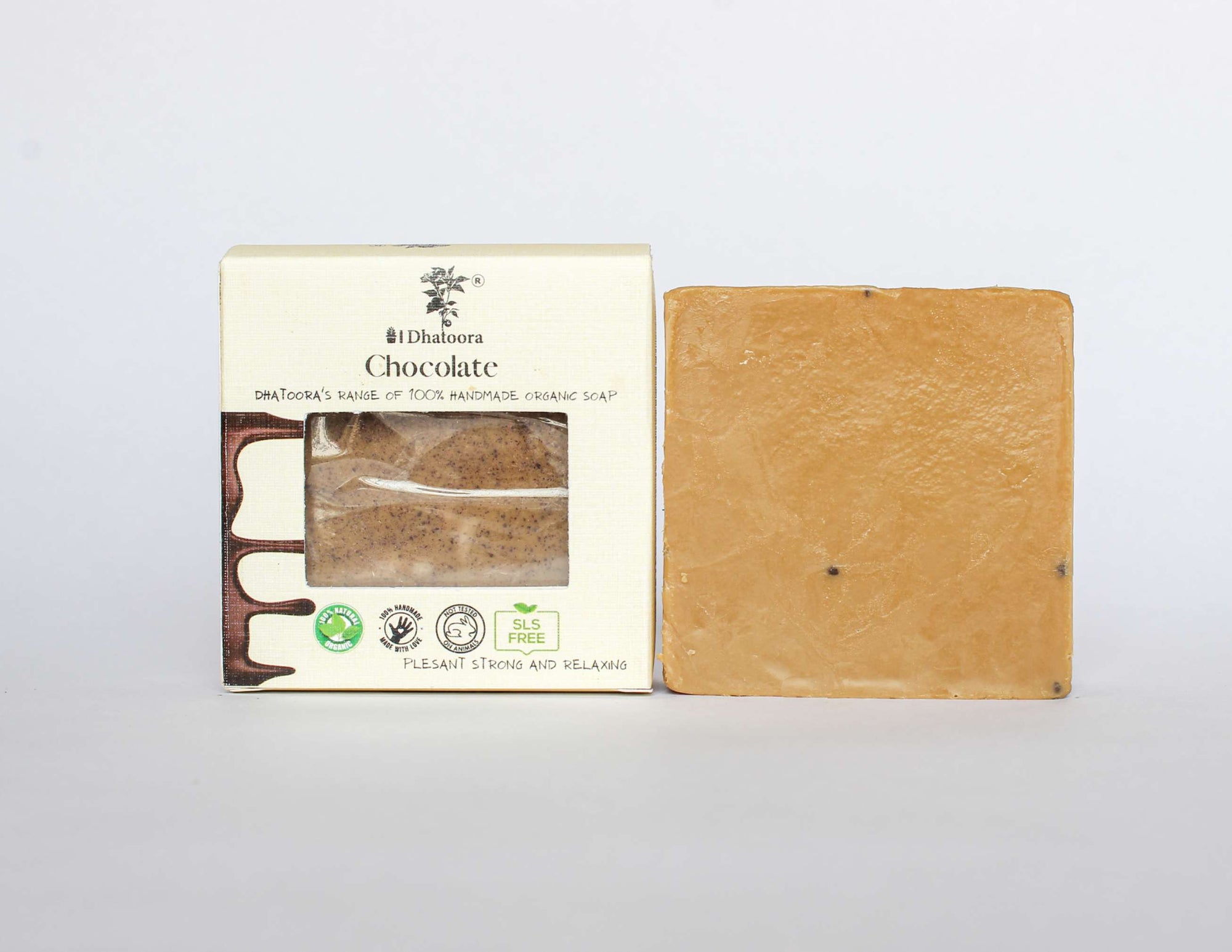 Chocolate Handmade Organic soap Handmade Organic Soap by Dhatoora