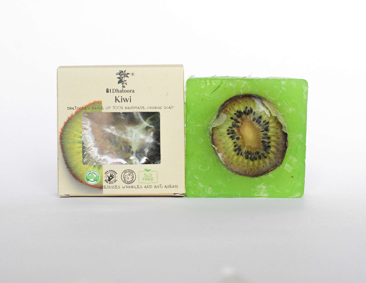Kiwi Handmade Organic Soap by Dhatoora