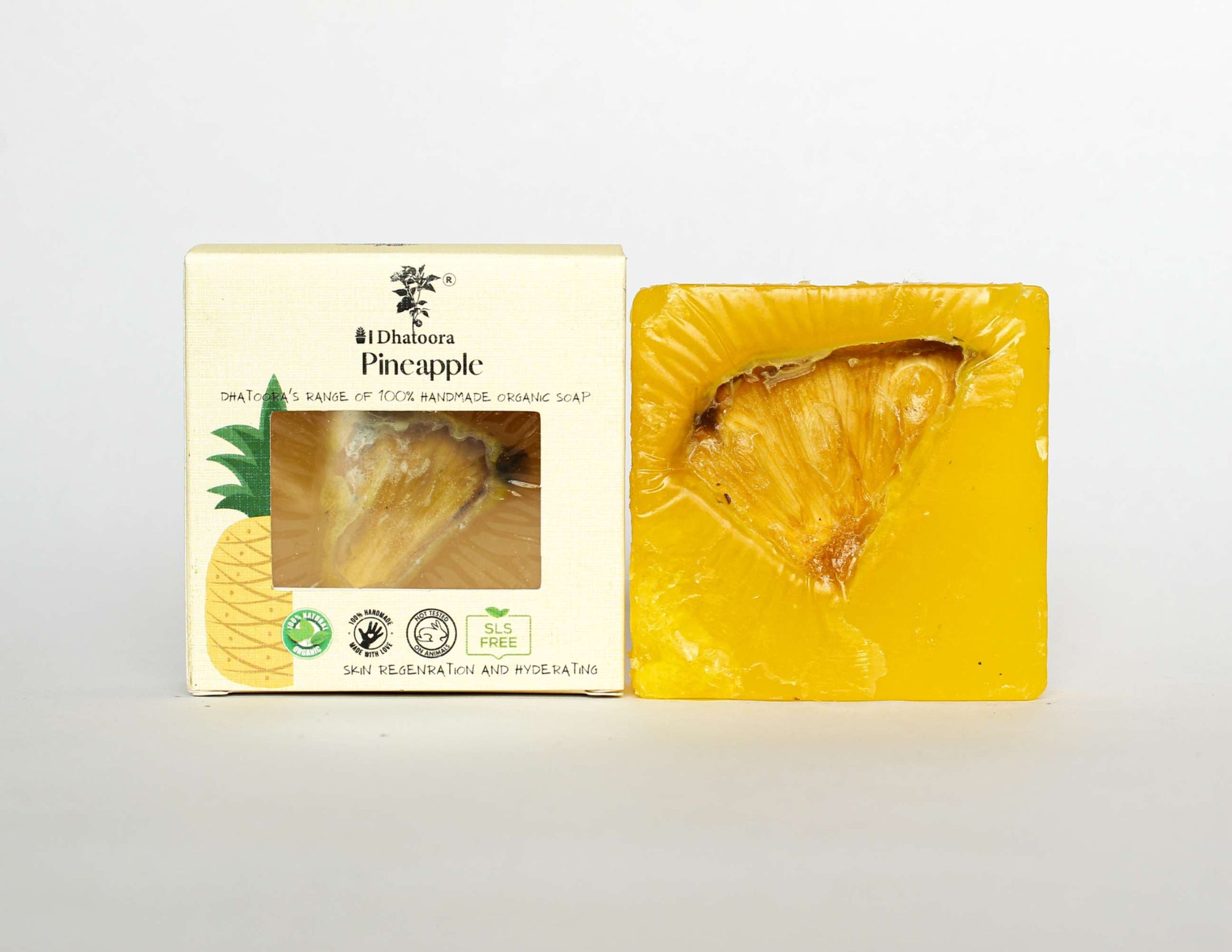 Pineapple Handmade Organic Soap by Dhatoora