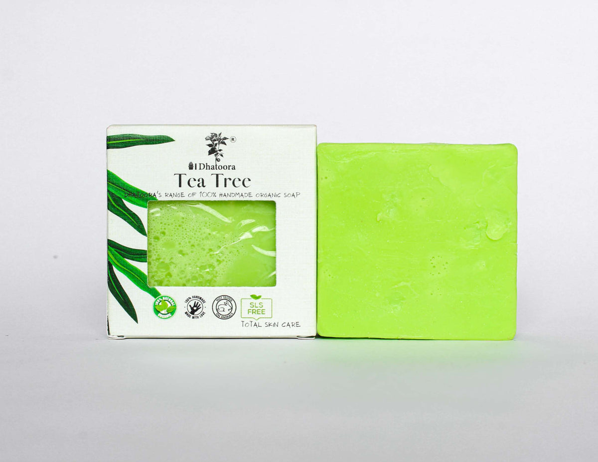 Tea Tree Handmade Organic Soap by Dhatoora