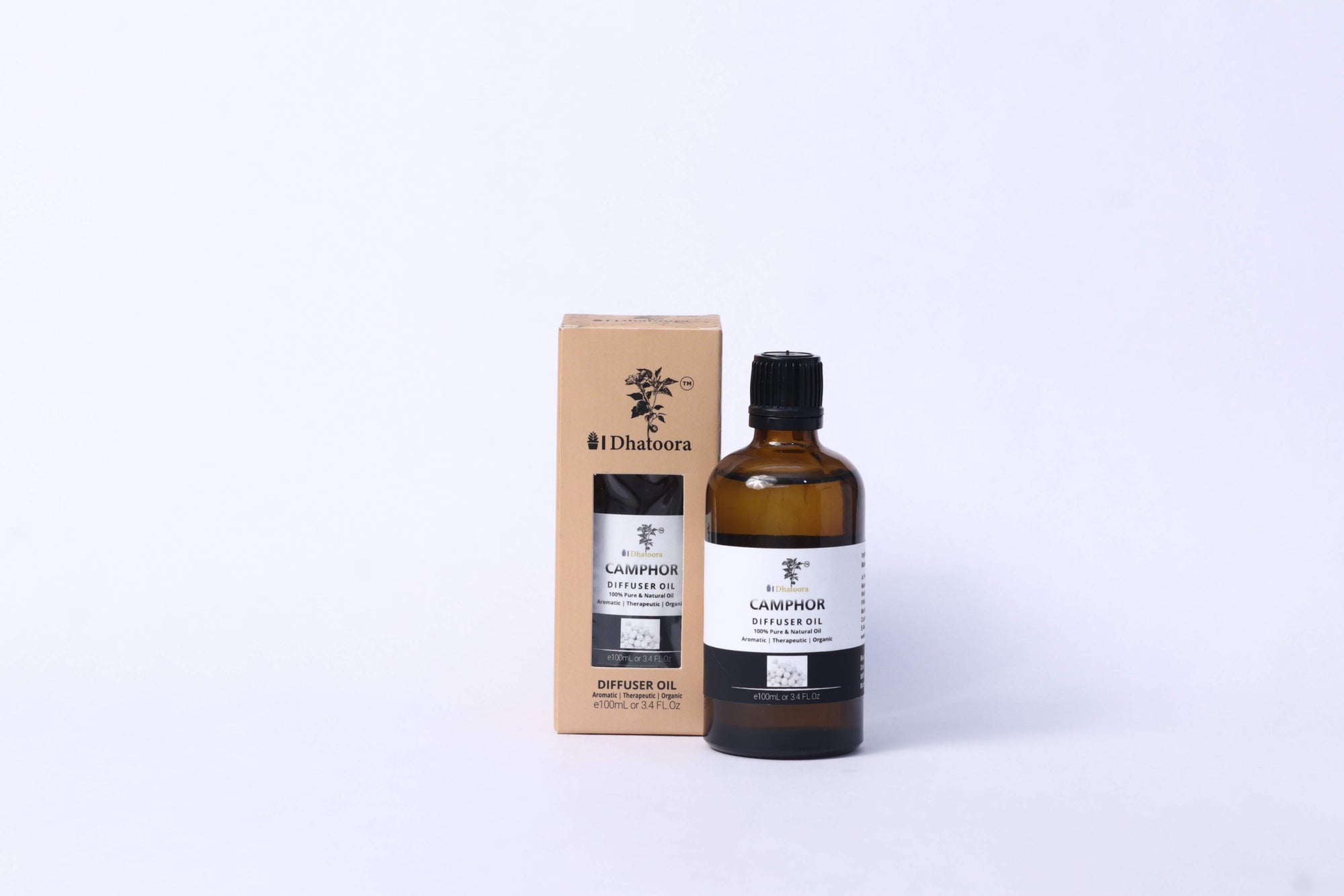 Camphor   100 ML Diffuser Oil 100ml Bottle by Dhatoora