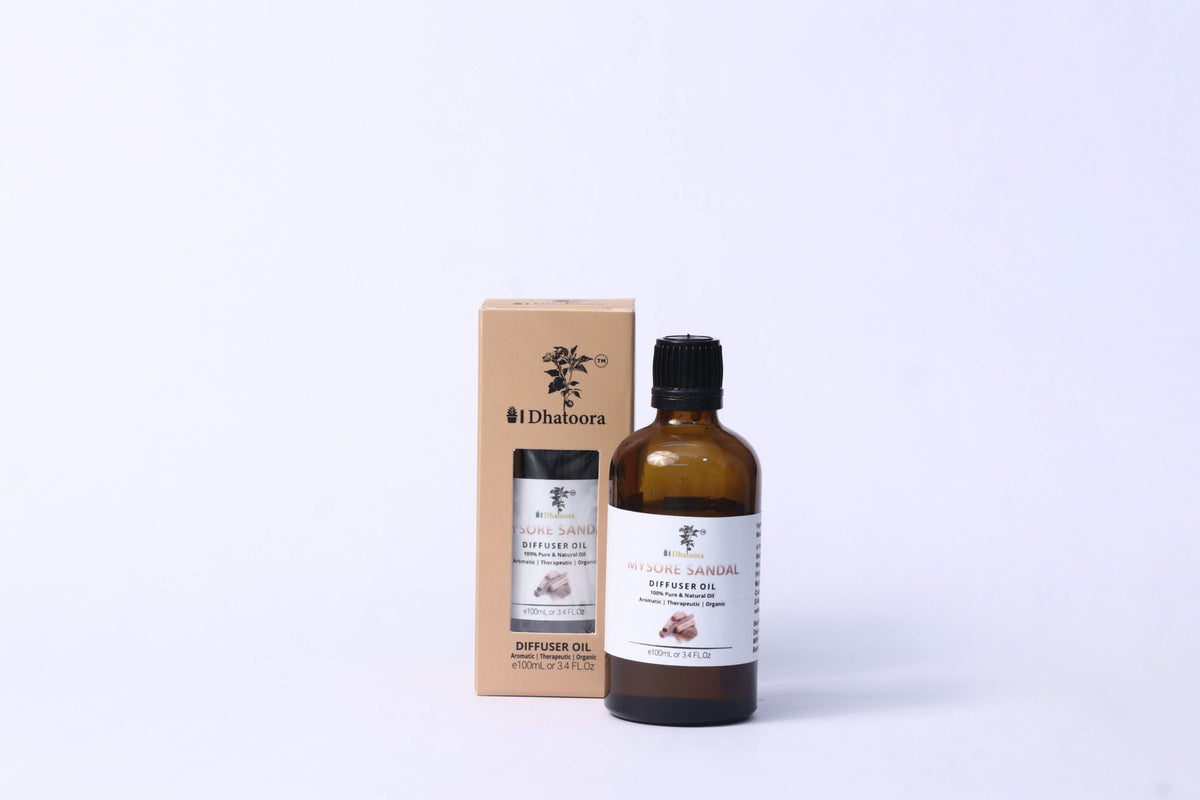 Mysore Sandalwood   100ML Diffuser Oil 100ml Bottle by Dhatoora