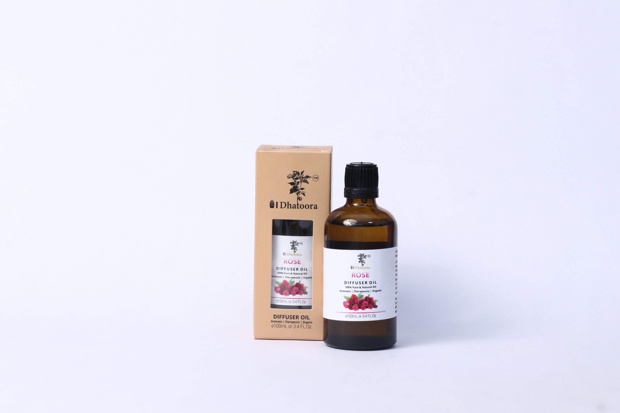 Rose   100 ML Diffuser Oil 100ml Bottle by Dhatoora