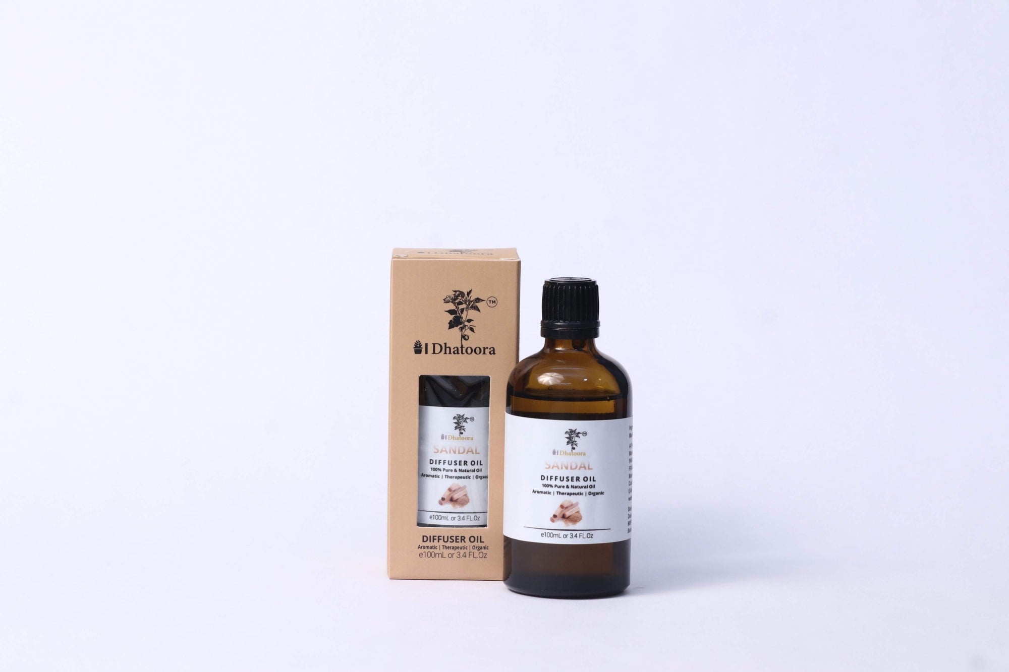 Sandal  100ML Diffuser Oil 100ml Bottle by Dhatoora