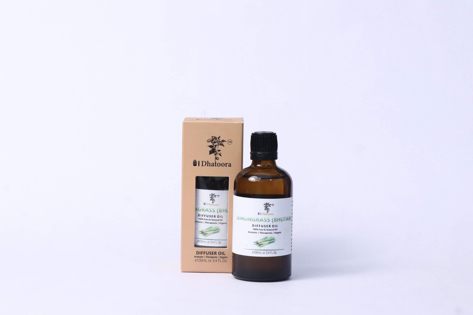 Lemon Grass (Bhutan)   100 ML Diffuser Oil 100ml Bottle by Dhatoora